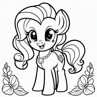 coloriage de Pinkie Pie