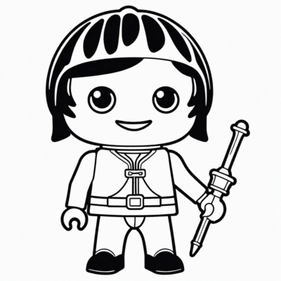coloriage Playmobil