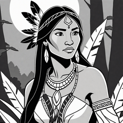 coloriages Pocahontas