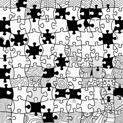puzzles à colorier