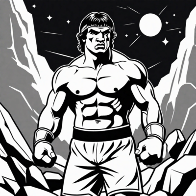 Dessin à colorier Rocky