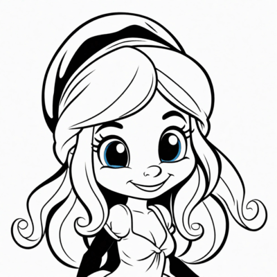 Schtroumpfette à colorier joie et aventures