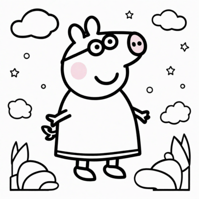coloriages de Peppa Pig