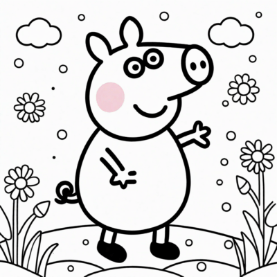 coloriages Peppa Pig à imprimer