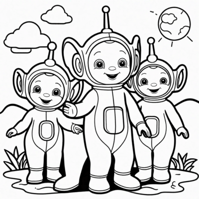 coloriages Teletubbies