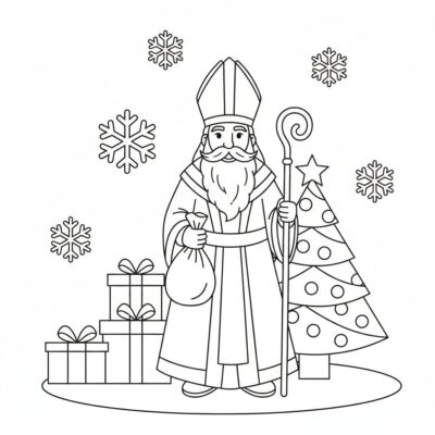 coloriage de Noël