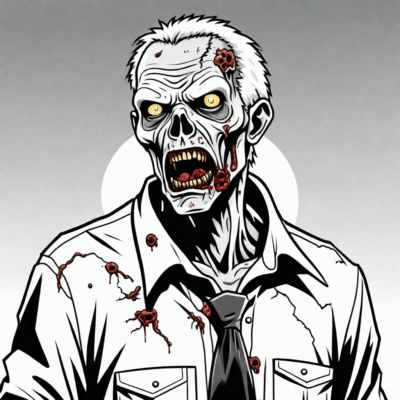 coloriage zombie