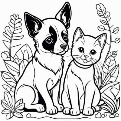 coloriages animaux domestiques