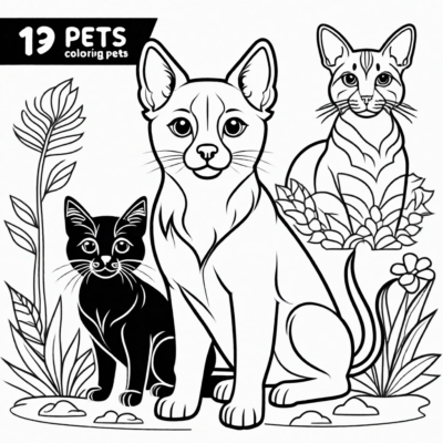 coloriages d’animaux domestiques à imprimer