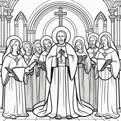 Fête-Dieu – les fidèles chantent des hymnes religieux