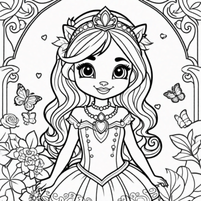 coloriage Enchantimals à imprimer