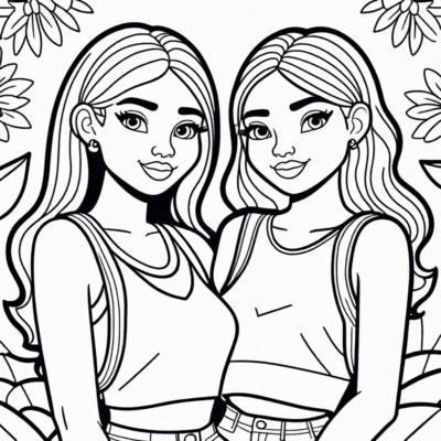 coloriages à imprimer BFF
