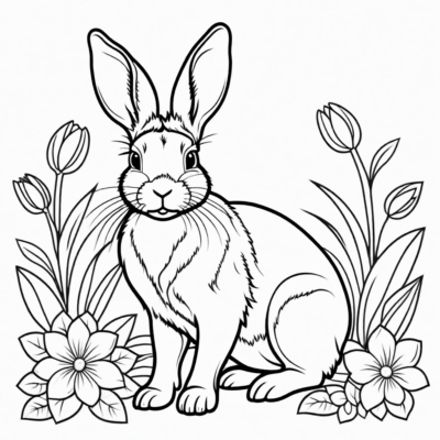 petit lapin coloriage