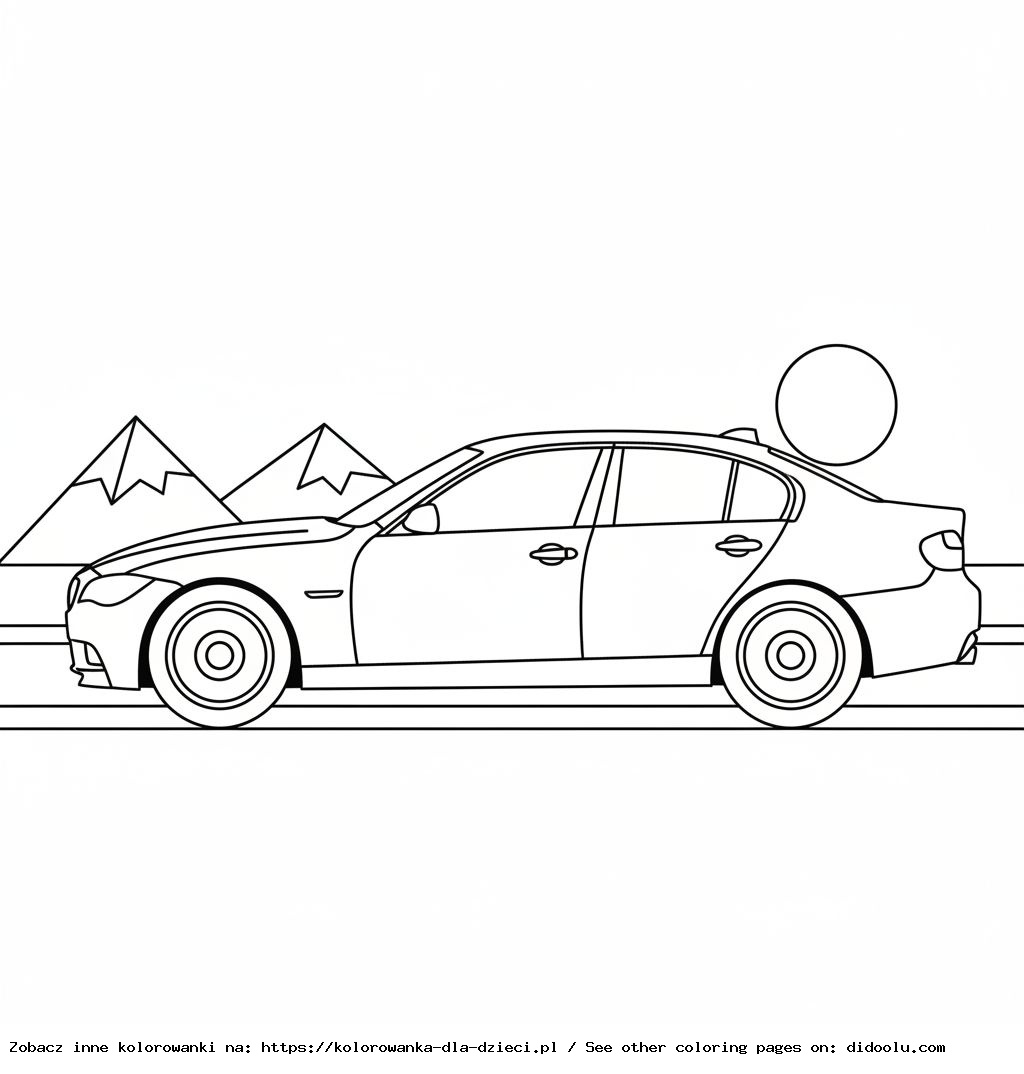 coloriage de voiture BMW