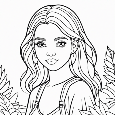 fille coloriage à imprimer