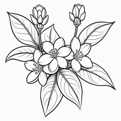 coloriage Jasmine
