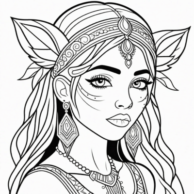 coloriage à imprimer Genzie