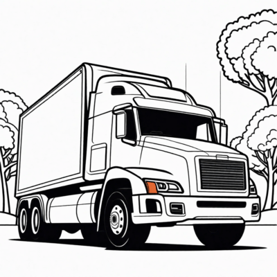 coloriages de camions