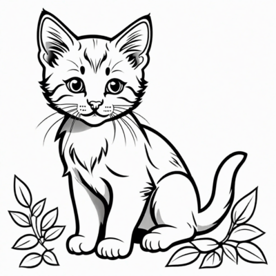 livres de coloriage de chatons