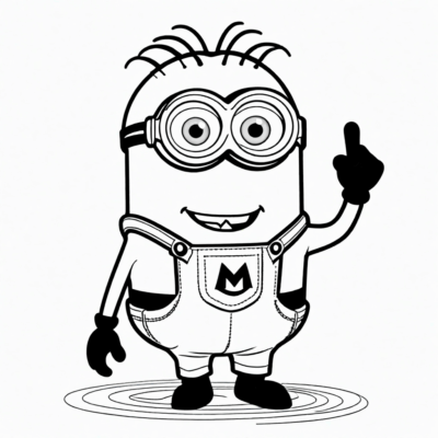 coloriages Minions Bob