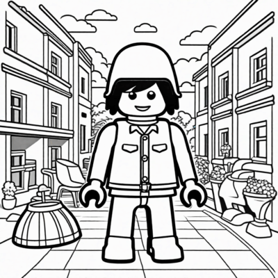 livres de coloriage Playmobil