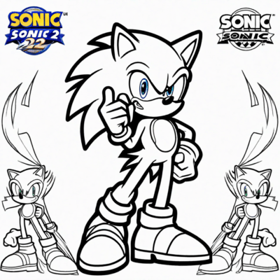 coloriages sonic 2