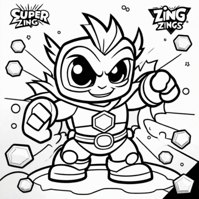 Coloriages SuperZings — Saison 6 pour enfants