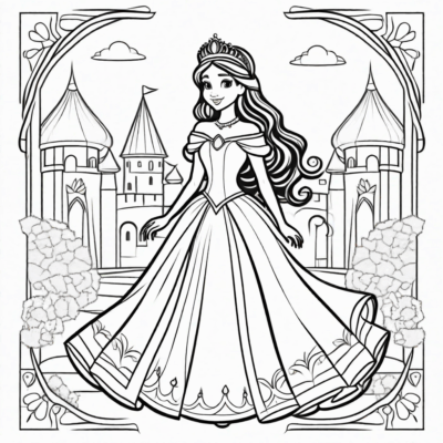 Princesse coloriage