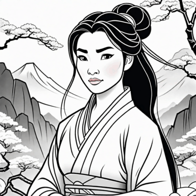 coloriage Mulan