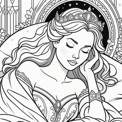 La Belle au bois dormant coloriages