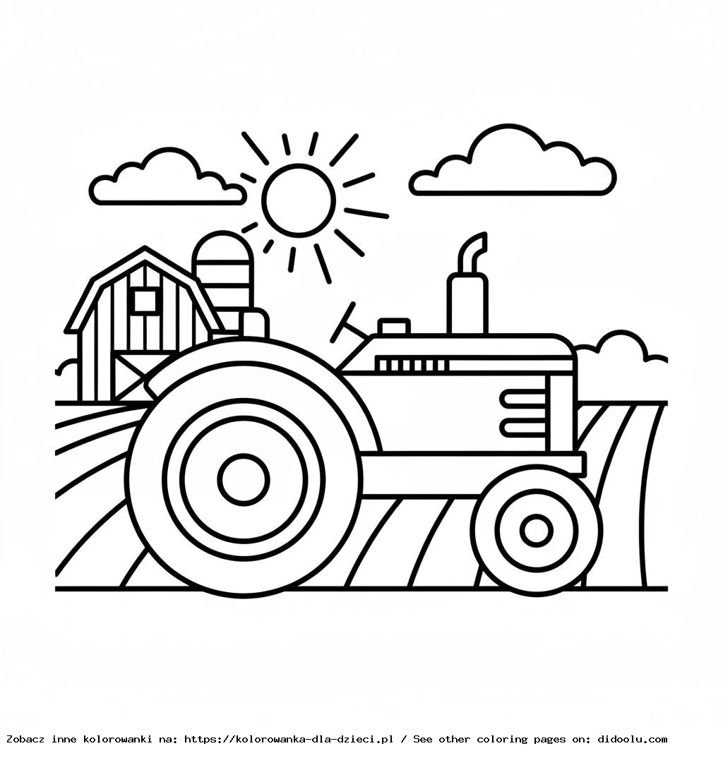 cahier de coloriage John Deere