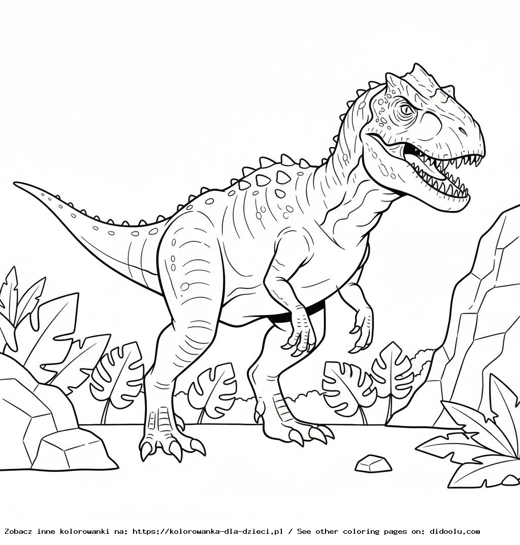 coloriages Jurassic World Indominus Rex