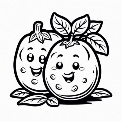 coloriage de pomme de terre