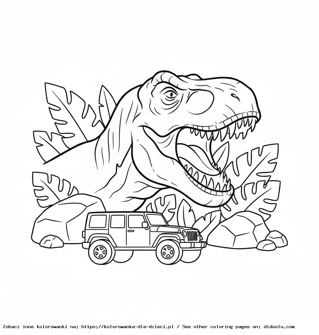 Nom du coloriage Jurassic World à imprimer