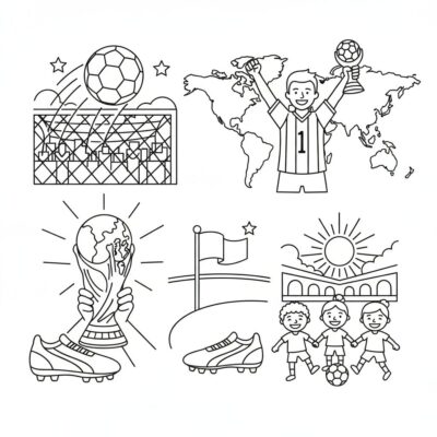 Coloriage « Mundial »