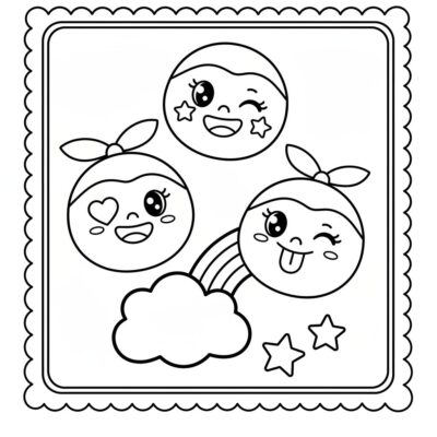 NAZWA : coloriage MojiPops à imprimer
