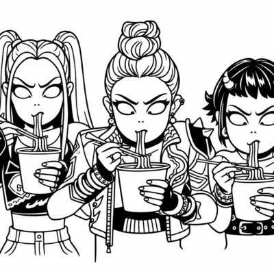 K-Pop Demon Hunters : Combat contre le Mal